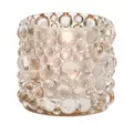 Kynttiläkuppi Pisara ruskea 8,5cm - Led-kynttilät ja lyhdyt - 6410416289694 - 1