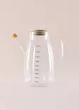 Lasinen Öljyannostelija Bambukannella - 100% Lasi, 900 ml, Astianpesukoneen Kestävä, Tyylikäs Keittiöväline 13x10x18 cm - Tarjoiluastiat - 8684283559374 - 3