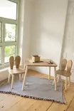 Lasten pöytäsarja, ruskea, 50x60x45 cm, kestävä, helppo koota - Lasten huonekalut - 8684282975564 - 1
