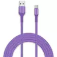 Latauskaapeli USB A-USB C lila 2 m - USB-C -kaapelit - 6438151019864 - 1