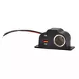 Axxel USB-latausportti ja virtapistoke 12/24V pinta-asennus - Muut autosähkötarvikkeet - 6438152082294 - 1