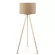 Lattiavalaisin, beige tammi, 38 x 140 cm, skandinaavinen, tyylikäs - Lattia- ja pöytävalaisimet - 8681875052404 - 1