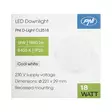 LED-kohdevalo PNI D-Light CL2518 18W, upotettava, pyöreä 22 cm, 6400K, 230V virtalähde, 1980 lm, kylmä valkoinen - PNI tuotteet - 5949066543104 - 5
