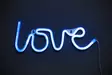Led Love sininen - Valokoristeet ja valohahmot - 6410416480824 - 1