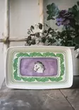 Lilac Keraaminen Tarjotin - 100% Keraaminen, Astianpesukoneen Kestävä, 34x25x2 cm - Tyylikäs ja Ajaton Muotoilu - Lautaset - 8684283617074 - 3