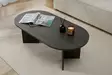 Lumiere Black sohvapöytä - 100% Melamiinipinnoitettu Lastulevy, 18mm, 119x40x60cm, Tyylikäs ja Kestävä - Sohvapöydät - 8684283756834 - 4
