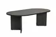 Lumiere Black sohvapöytä - 100% Melamiinipinnoitettu Lastulevy, 18mm, 119x40x60cm, Tyylikäs ja Kestävä - Sohvapöydät - 8684283756834 - 1