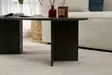Lumiere Black sohvapöytä - 100% Melamiinipinnoitettu Lastulevy, 18mm, 119x40x60cm, Tyylikäs ja Kestävä - Sohvapöydät - 8684283756834 - 5