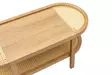 Luonnollinen sohvapöytä - 100% Tuhkapuuta, MDF Pöytälevy, 91x42x36 cm, Kestävä ja Tyylikäs Sisustuselementti - Sohvapöydät - 8684282438434 - 8
