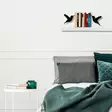 Metallinen kirjatuki, musta, 42,5 x 14 x 22 cm, kestävä, tyylikäs, järjestelmällinen - Koristeet, koriste-esineet - 8682870703384 - 2