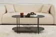 Metallinen Musta Sohvapöytä - Tyylikäs ja Kestävä 100x45x51 cm - Helppo Koota - Moderni Sisustusratkaisu - Sohvapöydät - 8684283715114 - 2