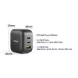 Minix NEO P1 -laturi, jossa 3 USB-porttia 2 x USB-C 3.0 (enintään 65 W) 1 x USB-A Quick Charge 3.0 (enintään 36 W) - PNI tuotteet - 4897016419904 - 5