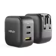 Minix NEO P1 -laturi, jossa 3 USB-porttia 2 x USB-C 3.0 (enintään 65 W) 1 x USB-A Quick Charge 3.0 (enintään 36 W) - PNI tuotteet - 4897016419904 - 2