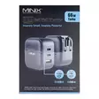 Minix NEO P1 -laturi, jossa 3 USB-porttia 2 x USB-C 3.0 (enintään 65 W) 1 x USB-A Quick Charge 3.0 (enintään 36 W) - PNI tuotteet - 4897016419904 - 8