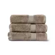 Minkkivärinen Kylpypyyhe 33x33 cm - 65% Puuvilla, 35% Lyocell, 550 gr/m² - Ylellinen ja Kestävä Valinta - Pyyhkeet ja kylpytakit - 8683342189064 - 2
