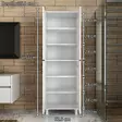 Monikäyttöinen Valkoinen Kaappi - 100% Melamiinipinnoitettu Lastulevy, 18 mm, 62,6x191x35,8 cm, Lisäsäilytystila - Kaapit ja lipastot - 8681875884784 - 7