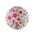 Monivärinen 100 cm Matto - 100% Polyesteri, Antibakteerinen, Konepestävä, Liukumaton, 10 mm Nukka, 700 gr/m² - Pyöreät matot - 8683342014144 - 1