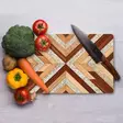 Monivärinen 100% Karkaistu Lasi Leikkuulauta 20x30 cm - Antibakteerinen, Helppo Puhdistaa, Liukumaton - Keittiötyövälineet - 8684283727964 - 2