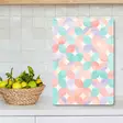 Monivärinen 100% Karkaistu Lasi Leikkuulauta 20x30 cm - Antibakteerinen, Helppo Puhdistaa, Liukumaton - Keittiötyövälineet - 8684283728114 - 3