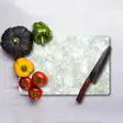 Monivärinen 100% Karkaistu Lasi Leikkuulauta 20x30 cm - Antibakteerinen, Helppo Puhdistaa, Liukumaton Silikoni - Keittiötyövälineet - 8684283728534 - 2