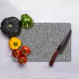 Monivärinen 100% Karkaistu Lasi Leikkuulauta 20x30 cm - Antibakteerinen, Helppo Puhdistaa, Liukumaton Silikonijalat - Keittiötyövälineet - 8684283727124 - 3