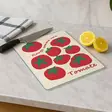 Monivärinen 100% Karkaistu Lasi Leikkuulauta 20x30 cm - Antibakteerinen, Helppo Puhdistaa, Liukumaton Silikonijalat - Keittiötyövälineet - 8684283732074 - 1