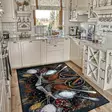 Monivärinen 60x100 cm Antibakteerinen Polyesterimatto - 3D Digipainatus, Konepestävä, Liukumaton Alapuoli - Pienet matot ja käytävämatot - 8682870626584 - 2