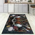 Monivärinen 60x100 cm Antibakteerinen Polyesterimatto - 3D Digipainatus, Konepestävä, Liukumaton Alapuoli - Pienet matot ja käytävämatot - 8682870626584 - 3