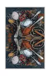 Monivärinen 60x100 cm Antibakteerinen Polyesterimatto - 3D Digipainatus, Konepestävä, Liukumaton Alapuoli - Pienet matot ja käytävämatot - 8682870626584 - 1