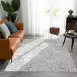 Monivärinen eteisen matto käytävämatto 100x150 cm - Antibakteerinen, Ekologinen, Liukumaton, Konepestävä, 100% Polyesteri, 650 gr/m² - Suuret ja keskikokoiset matot - 8683342894524 - 2
