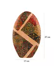 Monivärinen Keraaminen Koriste-esine - Käsintehty, 17 cm x 27 cm, Elegantti Sisustuselementti - Koristeet, koriste-esineet - 8684283417704 - 3