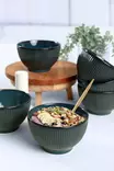 Monivärinen Keraaminen Kulhosetti (6 kpl, 15 cm) - Mikroaaltouuni- ja Astianpesukoneenkestävä, 100% Keraaminen - Tarjoiluastiat - 8683742883524 - 2