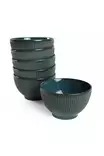 Monivärinen Keraaminen Kulhosetti (6 kpl, 15 cm) - Mikroaaltouuni- ja Astianpesukoneenkestävä, 100% Keraaminen - Tarjoiluastiat - 8683742883524 - 1
