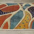 Monivärinen Konepestävä Antibakteerinen Matto 180x280 cm - Puuvilla/Polyesteri, Liukumaton, Konekudottu, 6 mm Paksuus - Suuret ja keskikokoiset matot - 8683743508914 - 6