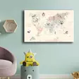 Monivärinen Koristeellinen Canvas-taulu 45x70 cm - 100% Canvas, Mäntykehys 2,8 mm - Seinäsisustus - Taulut ja kehykset - 8683743777624 - 2