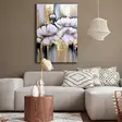 Monivärinen Koristeellinen Canvas-taulu 70x100 cm - 100% Canvas ja Mäntykehys - Tyylikäs Sisustuselementti - Taulut ja kehykset - 8684282626084 - 3