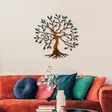 Monivärinen Koristeellinen Metalli Seinäkoriste - 100% Metalli, 60x60 cm, Käsinmaalattu, Yksilöllinen Taideteos - Koristeet, koriste-esineet - 8683743851614 - 4
