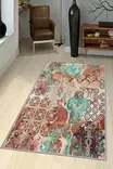 Monivärinen Matto 160x230 cm - 100% Polyesteri, Antibakteerinen, Konepestävä, Liukumaton, 3D Digitaalipainatus - Suuret ja keskikokoiset matot - 8681875929744 - 1