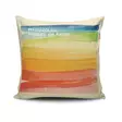 Monivärinen Sisustustyyny 43x43 cm - 50% Puuvilla, 50% Polyesteri, Konepestävä, Silikonitäyte, Piilovetoketju - Koristetyynyt - 8681181473634 - 1