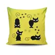 Monivärinen Sisustustyyny 43x43 cm - 50% Puuvilla, 50% Polyesteri, Konepestävä, Silikonitäyte, Piilovetoketju - Koristetyynyt - 8681181737194 - 1