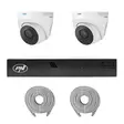 NVR POE PNI House IP710J videovalvontapaketti, 2 PNI IP505J 5MP kameraa ja 2 UTP CAT6 kaapelia 20 metriä mukana - PNI tuotteet - 5949066542374 - 1