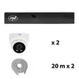 NVR POE PNI House IP710J videovalvontapaketti, 2 PNI IP505J 5MP kameraa ja 2 UTP CAT6 kaapelia 20 metriä mukana - PNI tuotteet - 5949066542374 - 6
