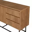 Olohuoneen Kalustesetti - 100% Melamiinipinnoitettu Lastulevy, Pähkinä Musta, PVC-jalat, 90x39x40 cm, 18 mm Paksuus - Huonekalut - 8684282298144 - 10