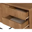 Olohuoneen Kalustesetti - 100% Melamiinipinnoitettu Lastulevy, Pähkinä Musta, PVC-jalat, 90x39x40 cm, 18 mm Paksuus - Huonekalut - 8684282298144 - 11