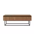 Olohuoneen Kalustesetti - 100% Melamiinipinnoitettu Lastulevy, Pähkinä Musta, PVC-jalat, 90x39x40 cm, 18 mm Paksuus - Huonekalut - 8684282298144 - 19