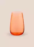 Oranssi Lasimaljakko - 100% Lasi, 9x9x14 cm, 600 ml, Astianpesukoneen Kestävä, Tyylikäs Sisustuselementti - Juomalasit - 8684283559244 - 5