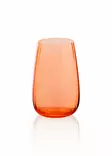 Oranssi Lasimaljakko - 100% Lasi, 9x9x14 cm, 600 ml, Astianpesukoneen Kestävä, Tyylikäs Sisustuselementti - Juomalasit - 8684283559244 - 1