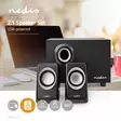 PC Kaiutin | 2.1 | 33 W | 3.5 mm uros | USB Virta | Äänenvoimakkuuden Säätö - Yksittäiskappaleet - 0283080136634 - 2