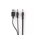 PC Kaiutin | 2.1 | 33 W | 3.5 mm uros | USB Virta | Äänenvoimakkuuden Säätö - Yksittäiskappaleet - 0283080136634 - 5