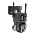 PNI IP753 videovalvontakamera, Wi-Fi, kaksoislinssi, 2 x 2MP, IP66 aurinkopaneelilla ja akulla mukana - PNI tuotteet - 5949066532184 - 2
